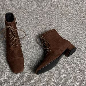 Women Shoes Lace Up Boots